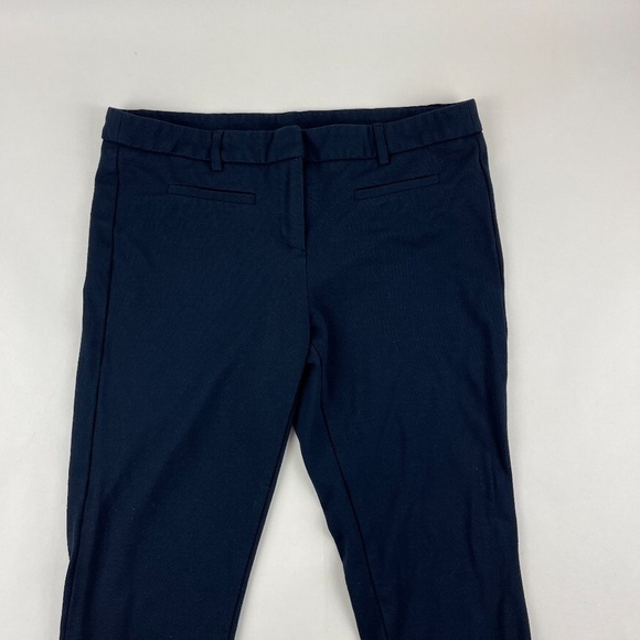 Kenar Dress Pants Womens Size 10 Navy Blue Flat Front Pockets - Picture 2 of 10